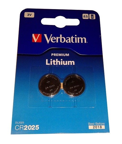Verbatim CR2025 Litijumsaka baterija 2 komada 49935 ( CR2025V/Z )
